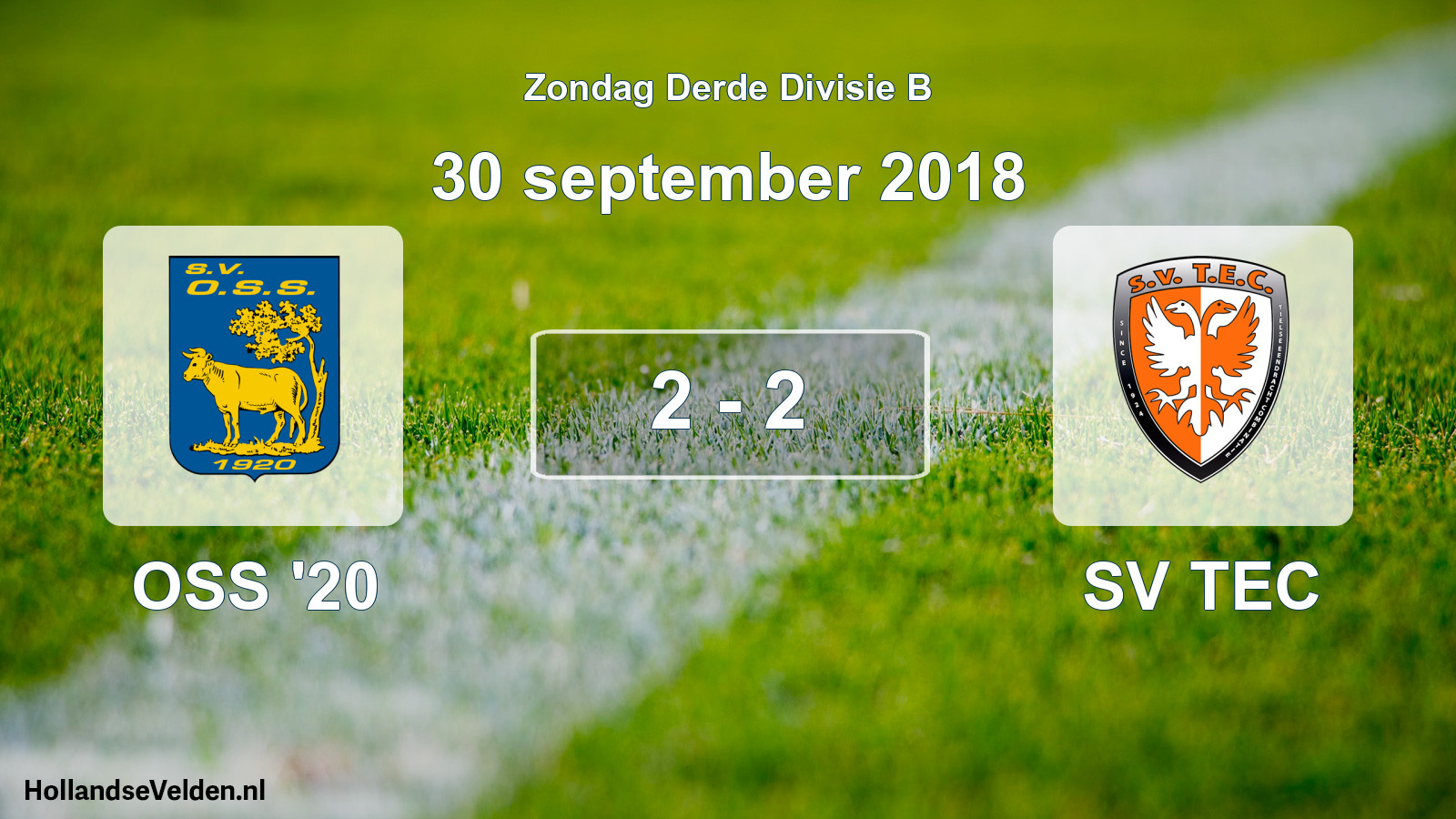 Total number of matches played: OSS '20 - SV TEC 2 - 2 (30 September 2018)