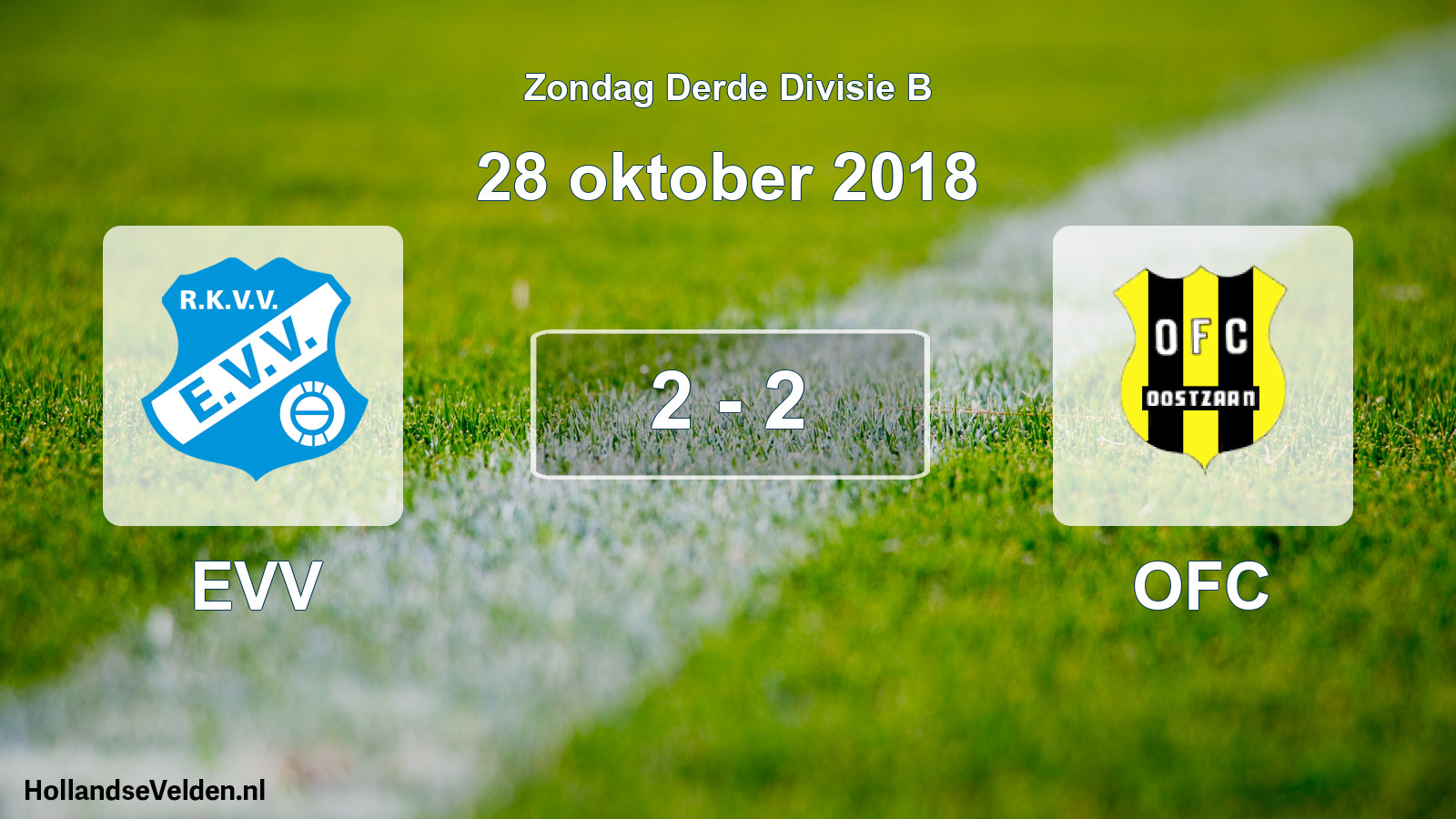 Total number of matches played: EVV - OFC 2 - 2 (28 October 2018)