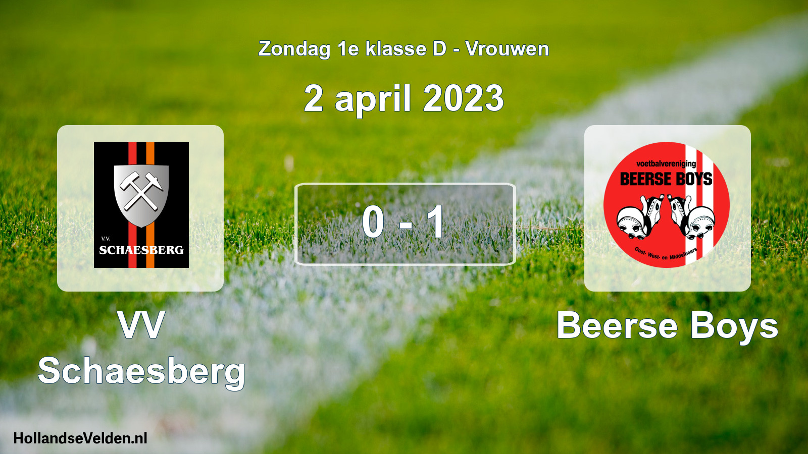 Total number of matches played: VV Schaesberg - Beerse Boys 0 - 1 (2 April 2023)