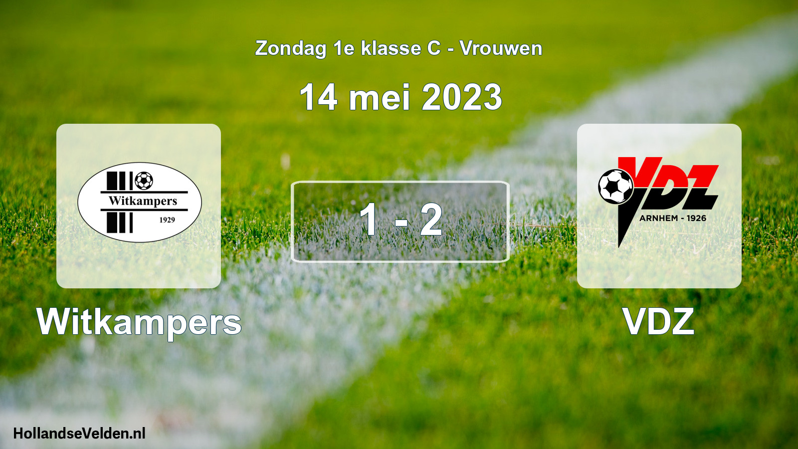 Gespeelde wedstrijd: Witkampers - VDZ 1 - 2 (14 mei 2023)