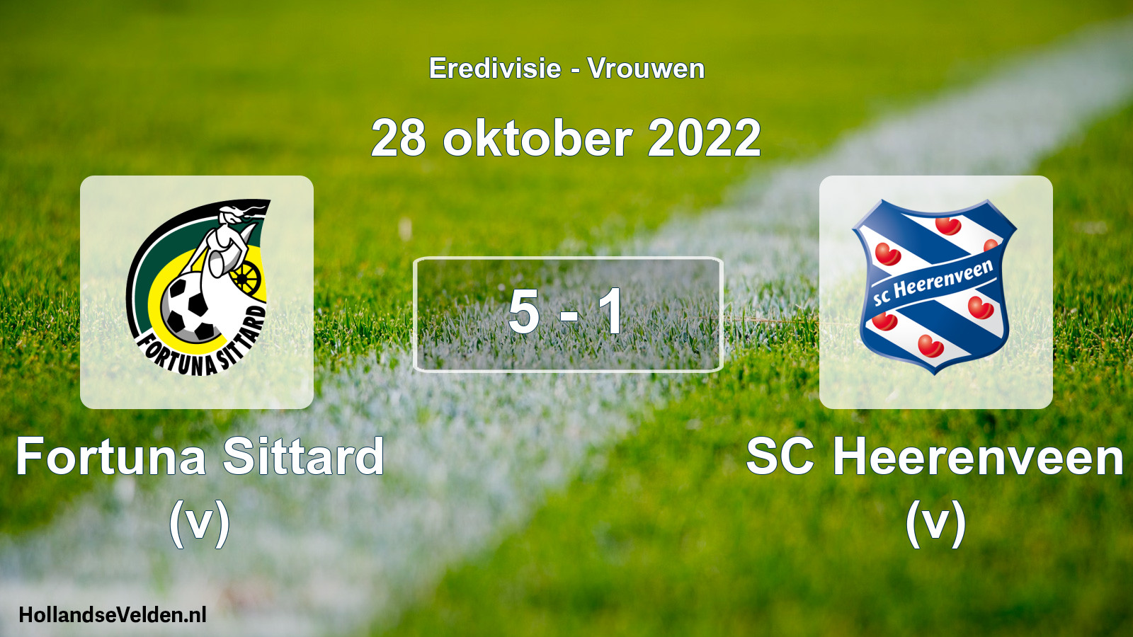 Total number of matches played: Fortuna Sittard (v) - SC Heerenveen (v) 5 - 1 (28 October 2022)