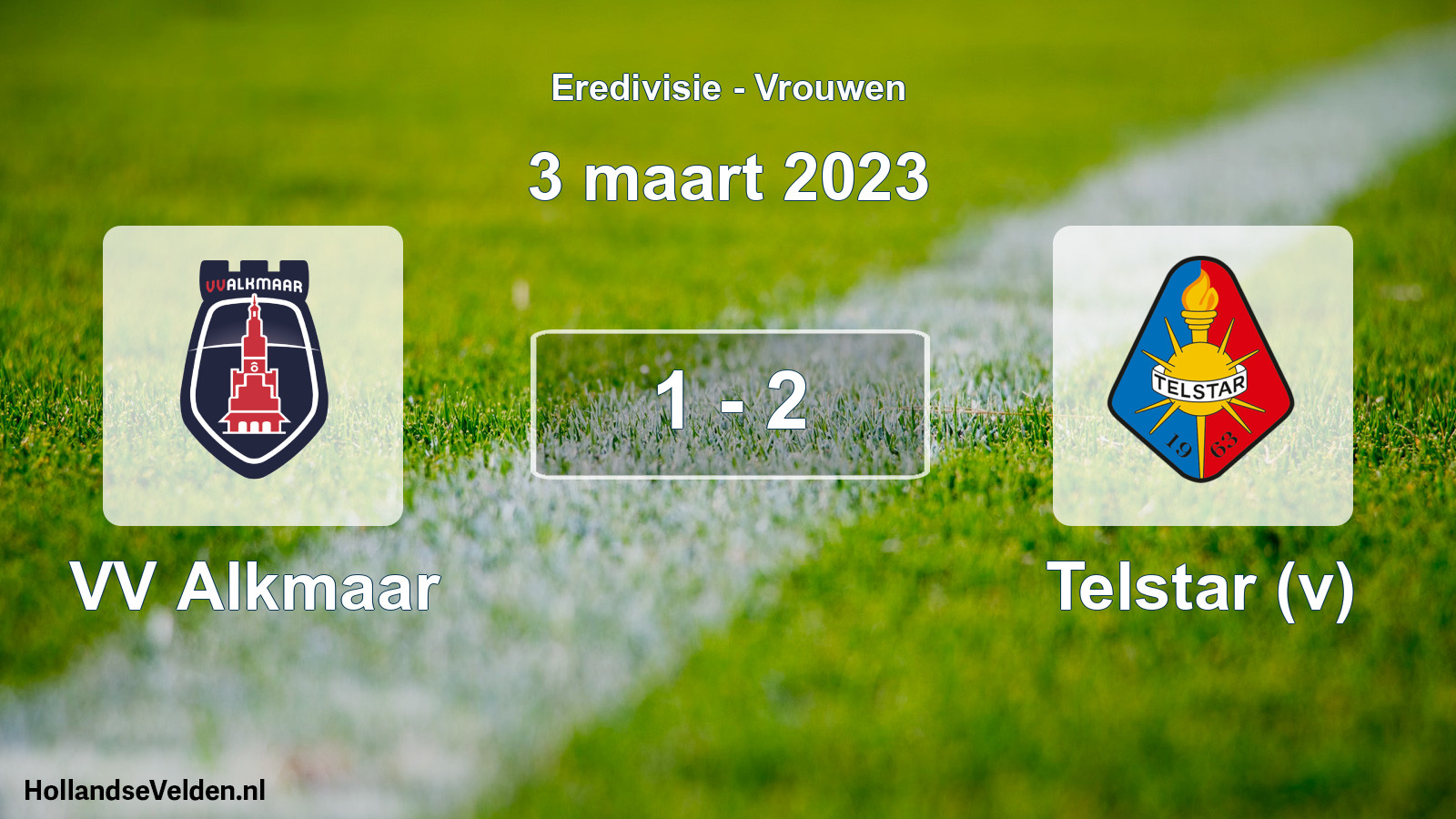 Total number of matches played: VV Alkmaar - Telstar (v) 1 - 2 (3 March 2023)