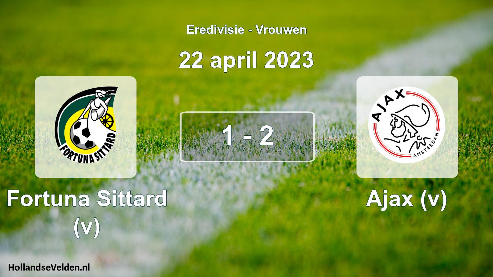 Total number of matches played: Fortuna Sittard (v) - Ajax (v) 1 - 2 (22 April 2023)
