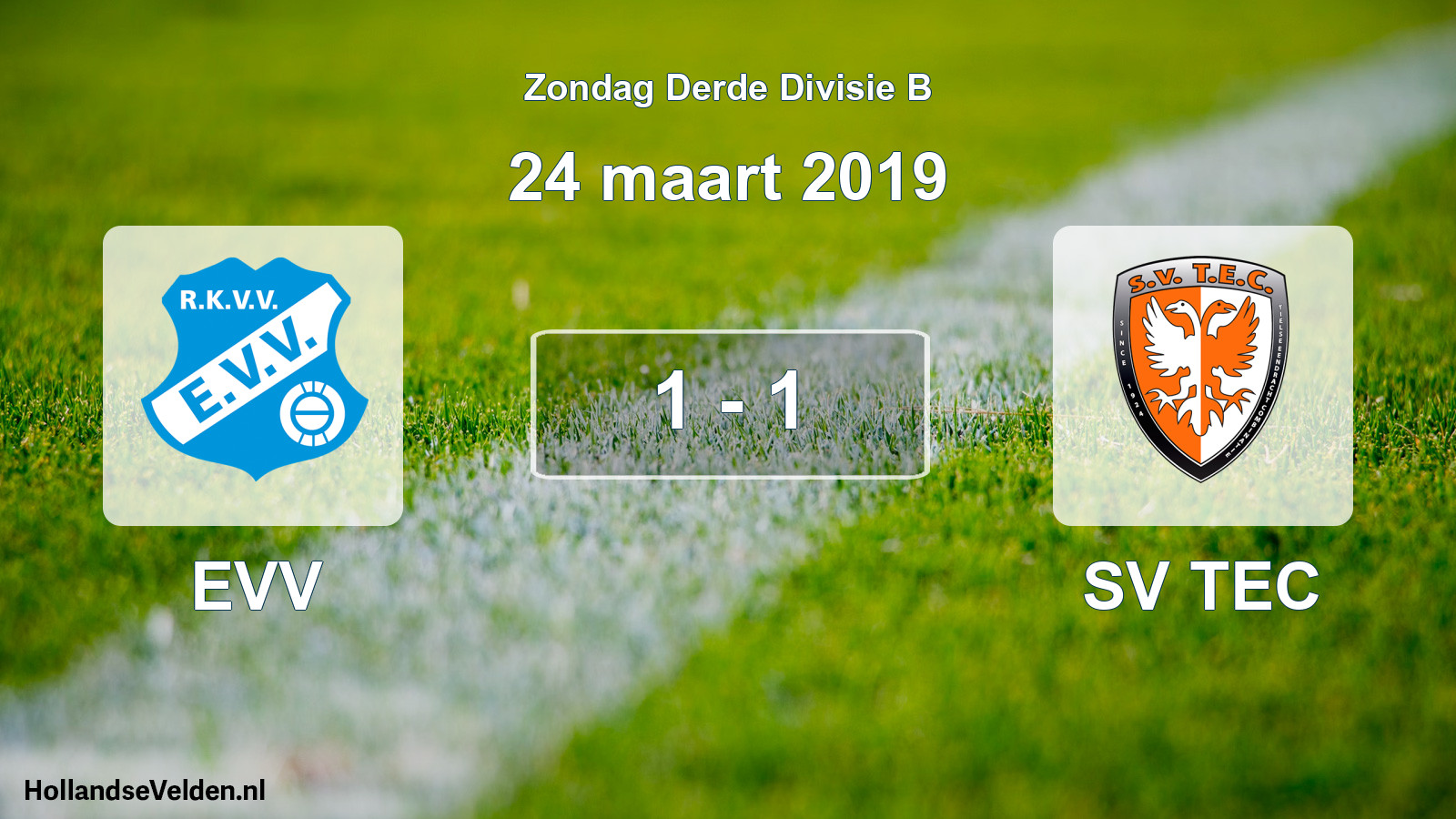 Total number of matches played: EVV - SV TEC 1 - 1 (24 March 2019)