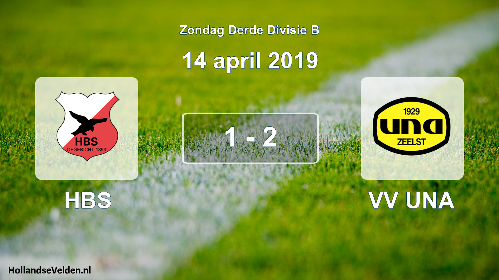 Total number of matches played: HBS - VV UNA 1 - 2 (14 April 2019)