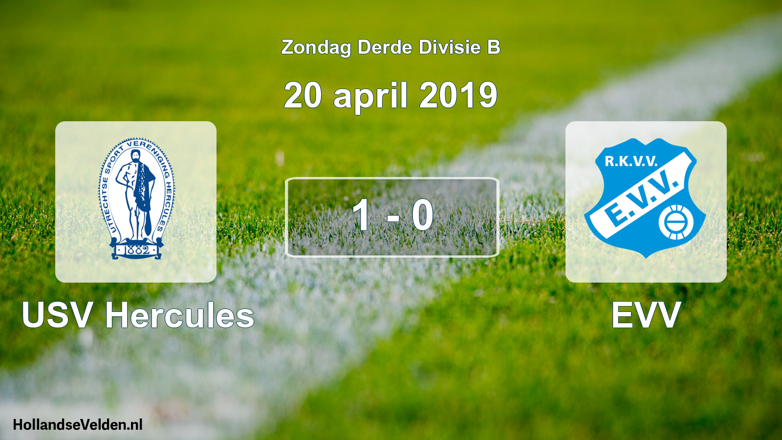 Total number of matches played: USV Hercules - EVV 1 - 0 (20 April 2019)