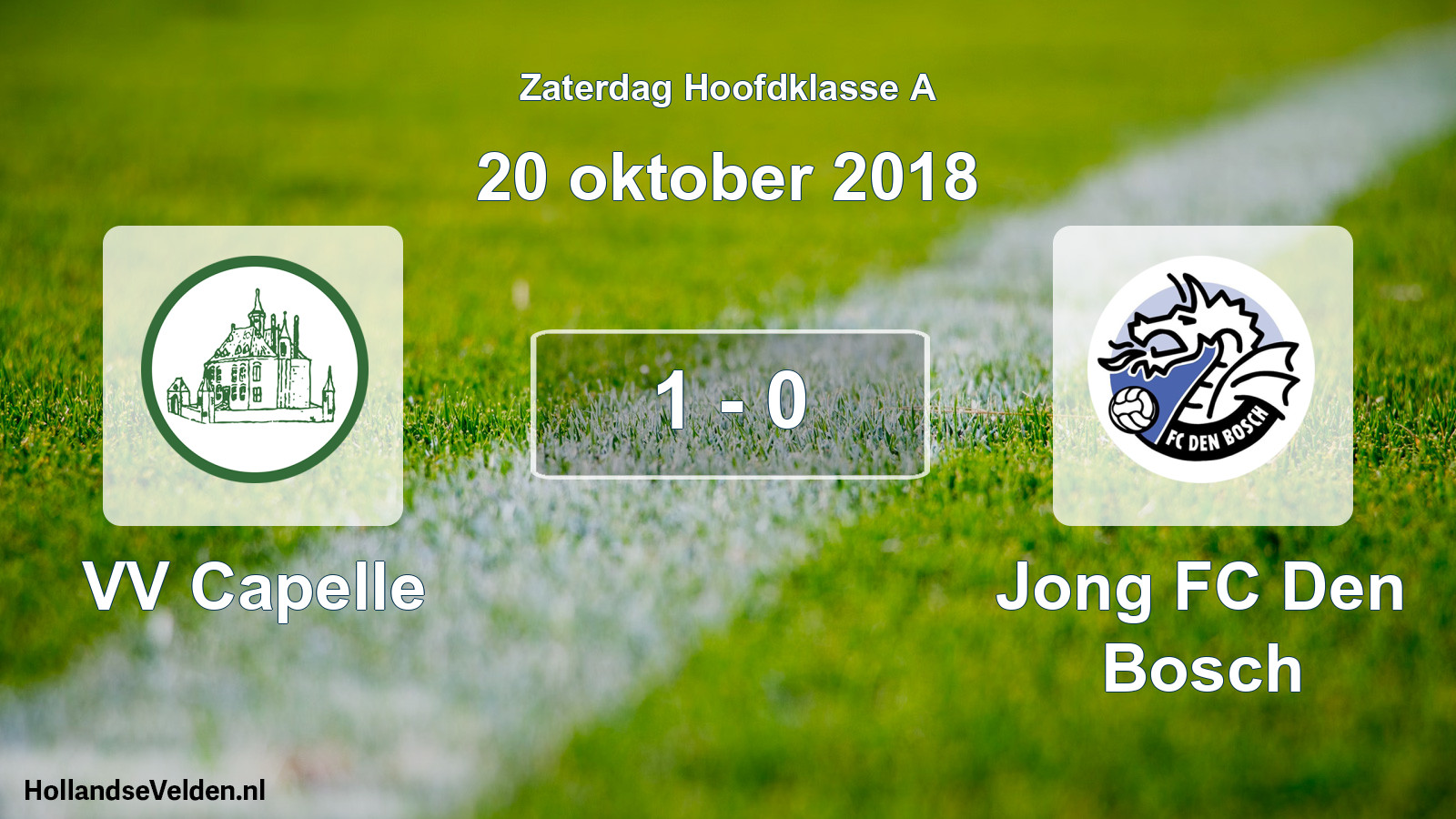Total number of matches played: VV Capelle - Jong FC Den Bosch 1 - 0 (20 October 2018)