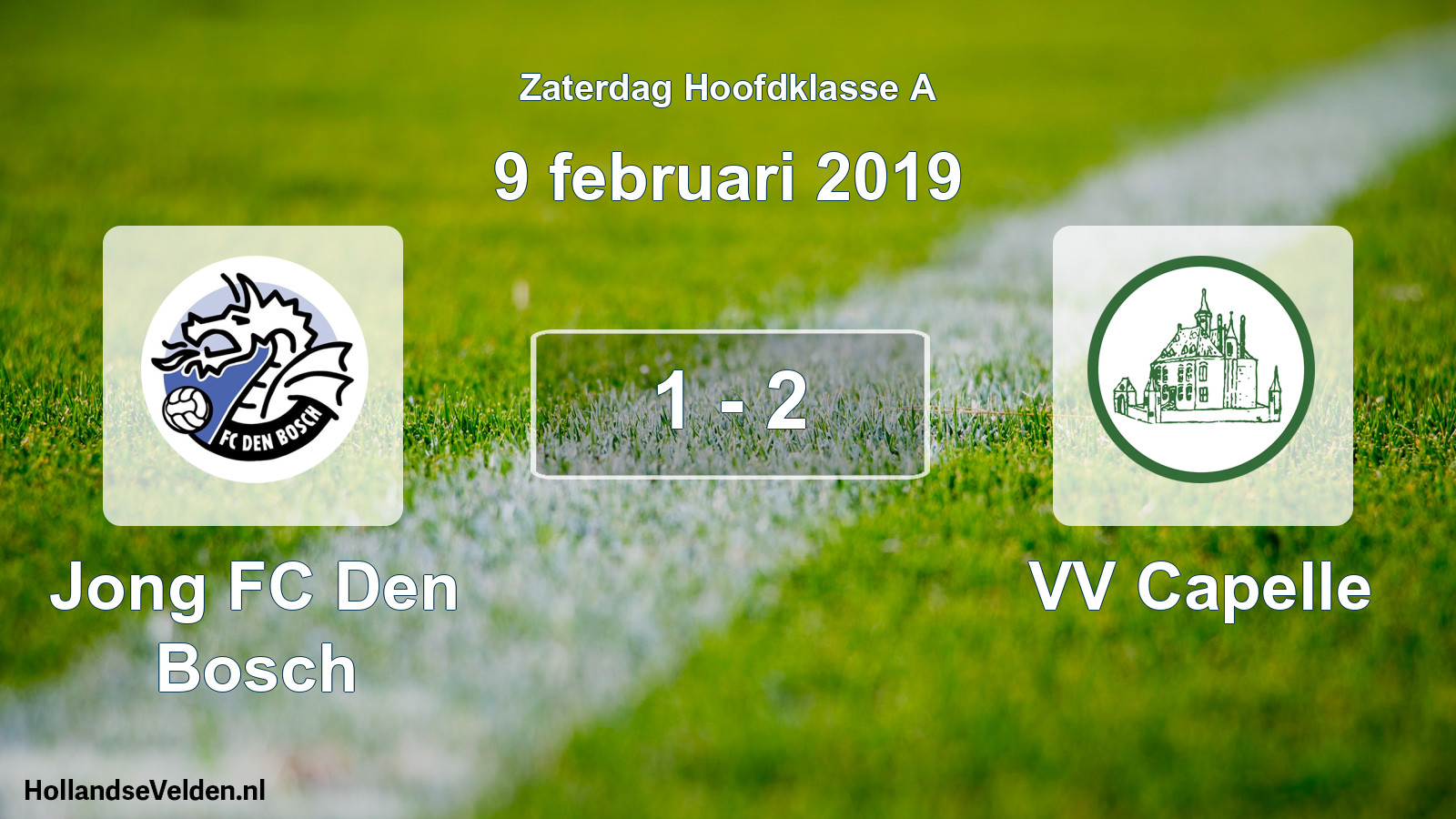 Total number of matches played: Jong FC Den Bosch - VV Capelle 1 - 2 (9 February 2019)
