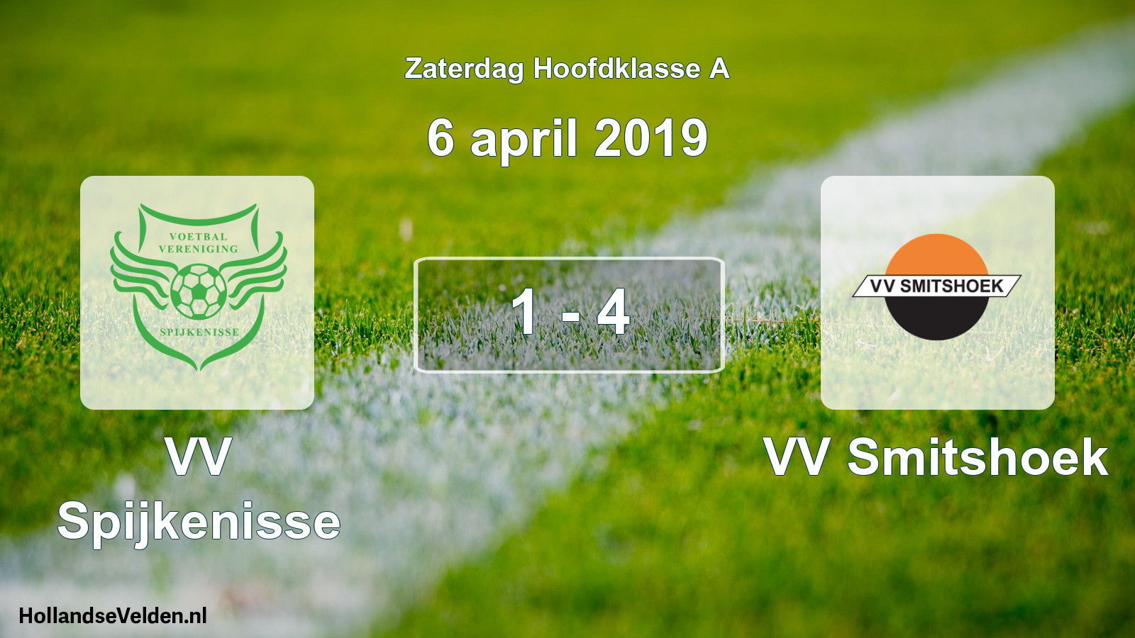 Total number of matches played: VV Spijkenisse - VV Smitshoek 1 - 4 (6 April 2019)