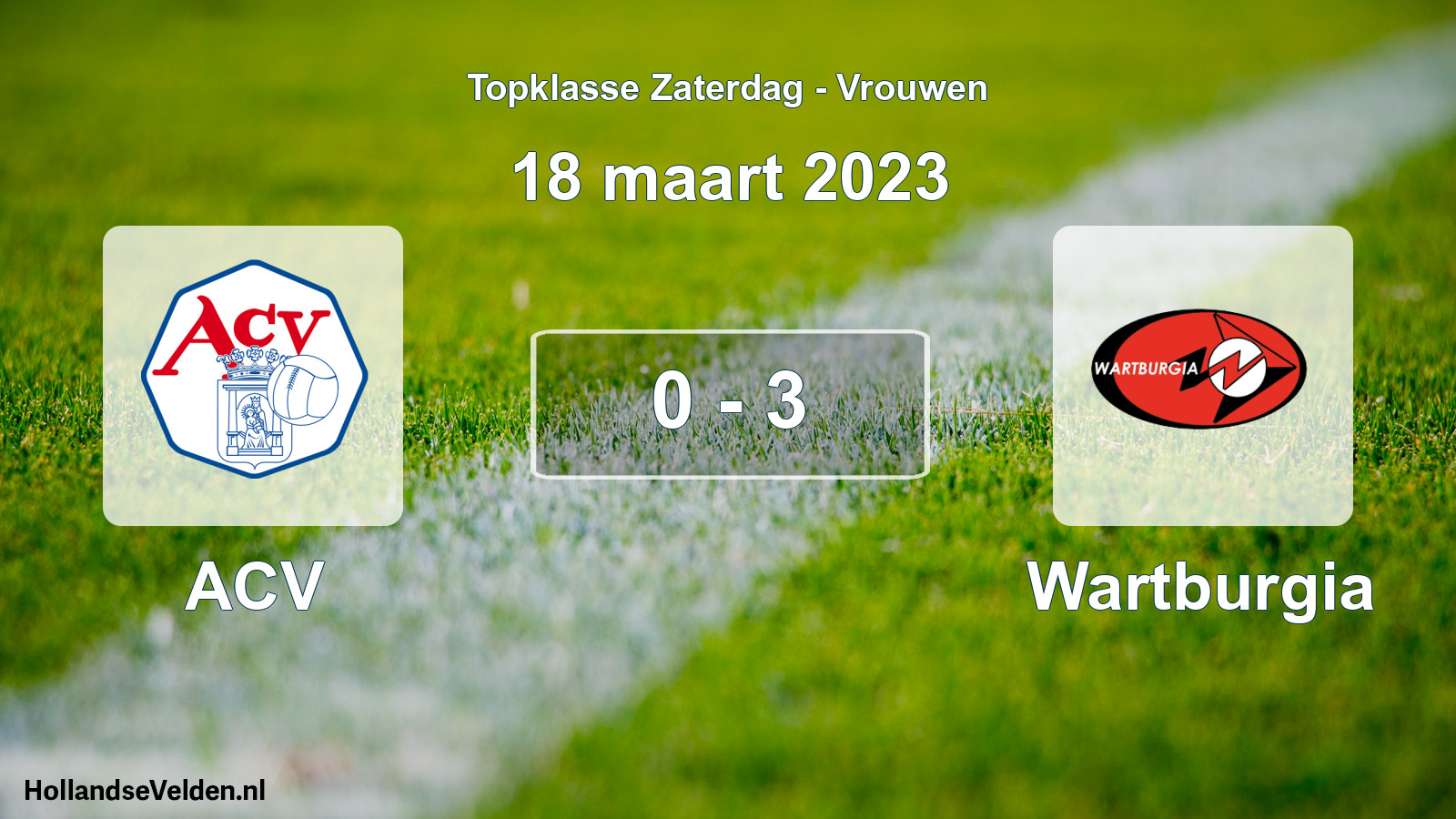 Total number of matches played: ACV - Wartburgia 0 - 3 (18 March 2023)
