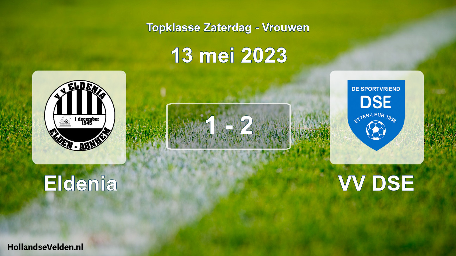 Total number of matches played: Eldenia - VV DSE 1 - 2 (13 May 2023)