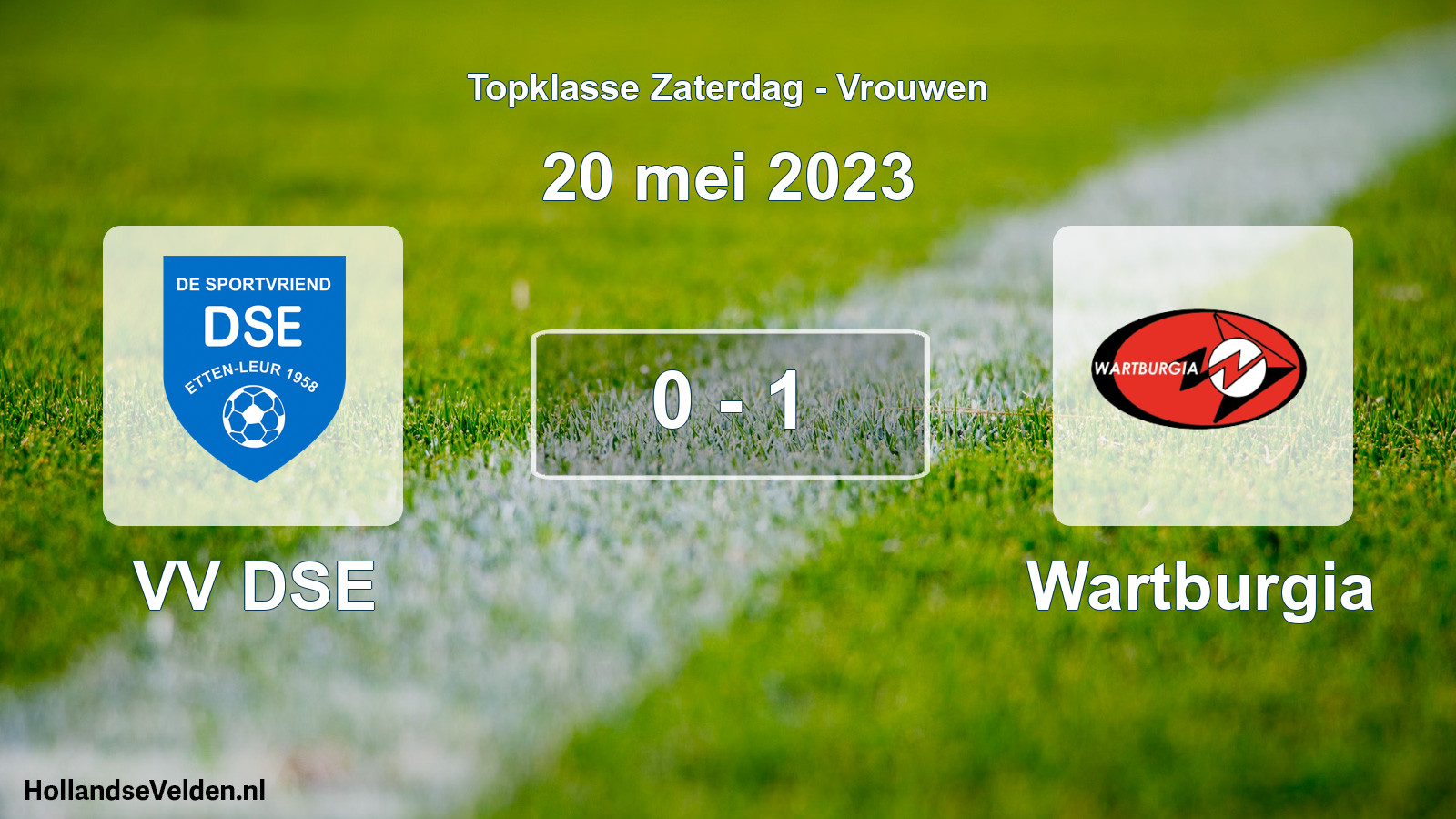 Total number of matches played: VV DSE - Wartburgia 0 - 1 (20 May 2023)