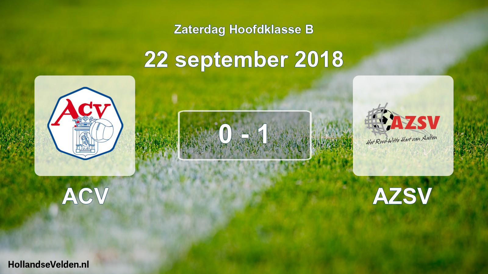 Total number of matches played: ACV - AZSV 0 - 1 (22 September 2018)