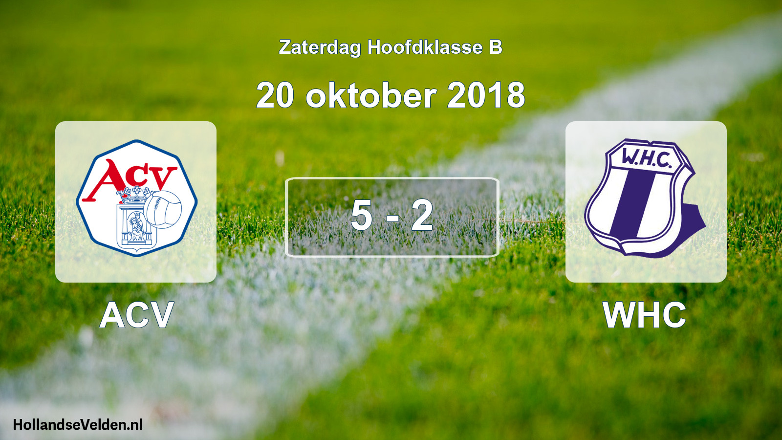 Total number of matches played: ACV - WHC 5 - 2 (20 October 2018)
