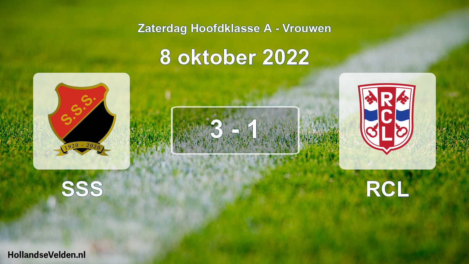 Total number of matches played: SSS - RCL 3 - 1 (8 October 2022)