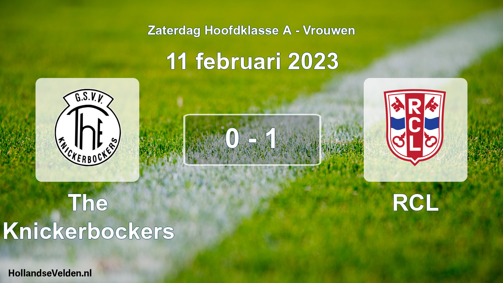 Total number of matches played: The Knickerbockers - RCL 0 - 1 (11 February 2023)