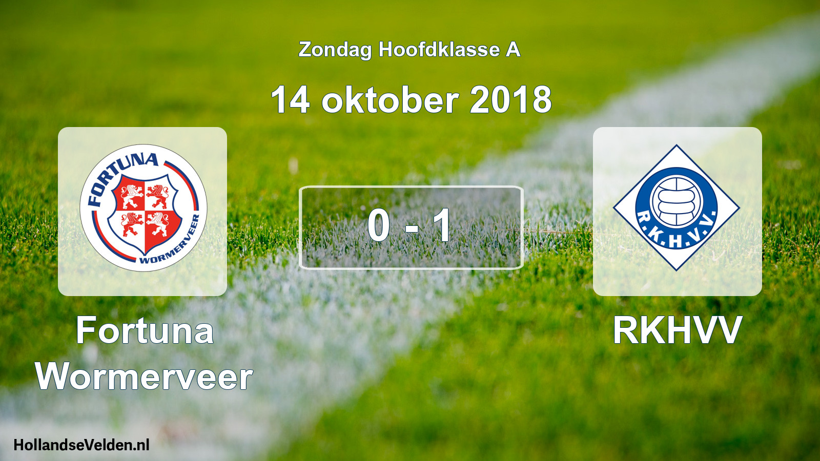 Total number of matches played: Fortuna Wormerveer - RKHVV 0 - 1 (14 October 2018)