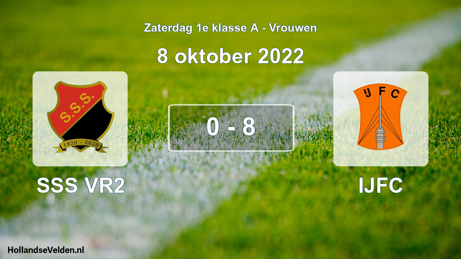 Total number of matches played: SSS VR2 - IJFC 0 - 8 (8 October 2022)
