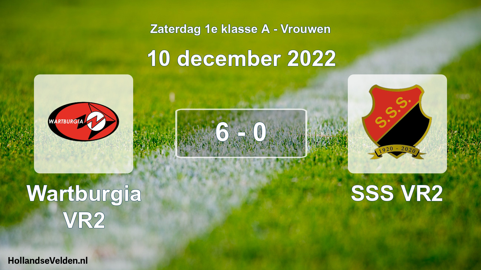 Total number of matches played: Wartburgia VR2 - SSS VR2 6 - 0 (10 December 2022)