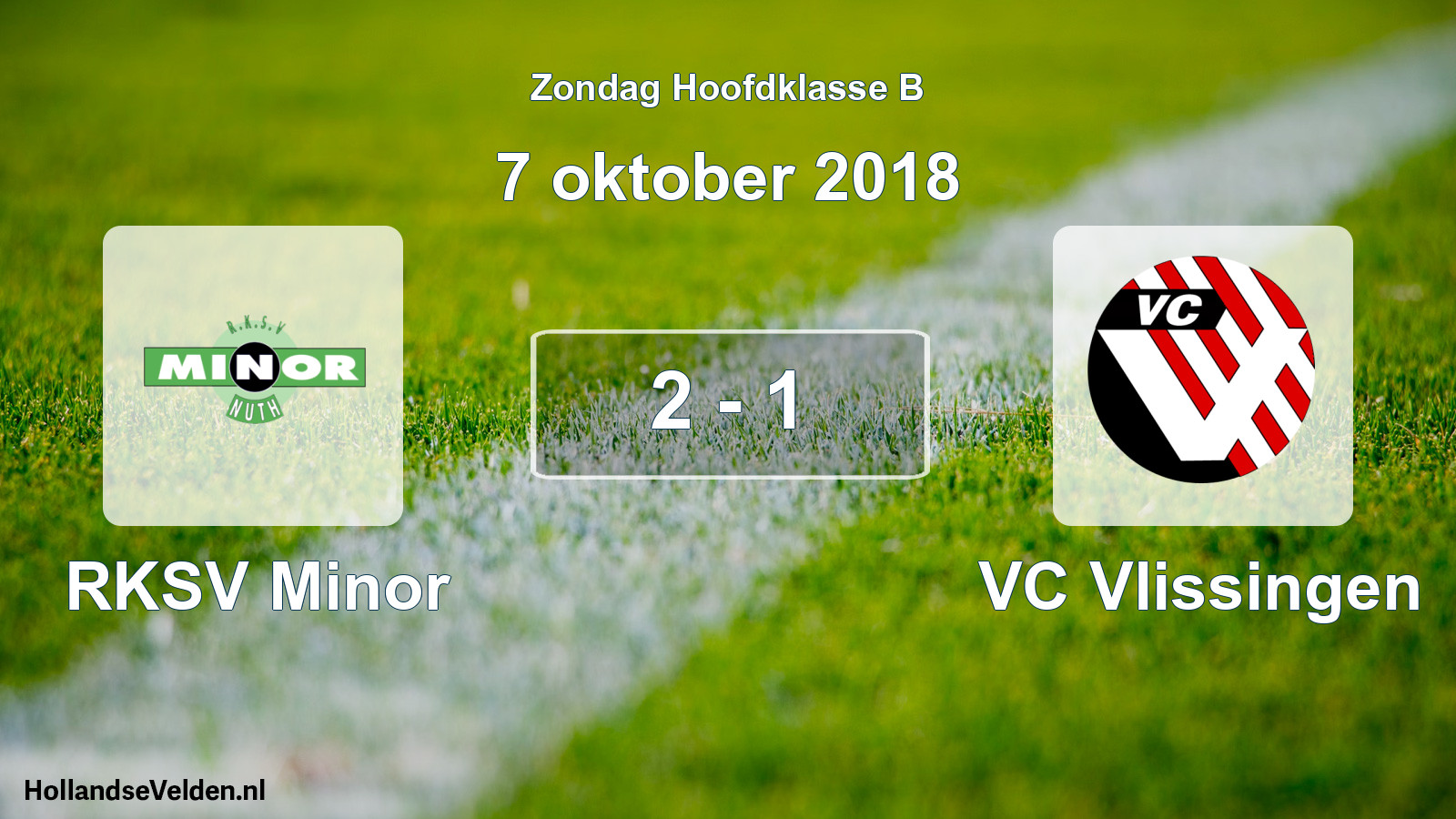 Total number of matches played: RKSV Minor - VC Vlissingen 2 - 1 (7 October 2018)