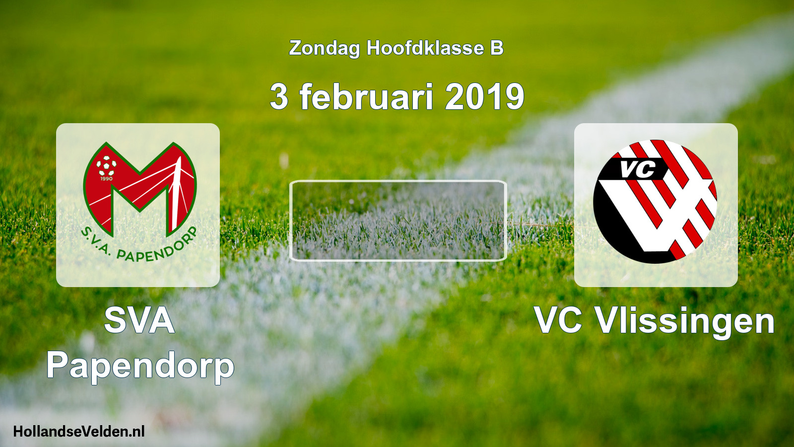 Scheduled Match: SVA Papendorp - VC Vlissingen (3 February 2019)