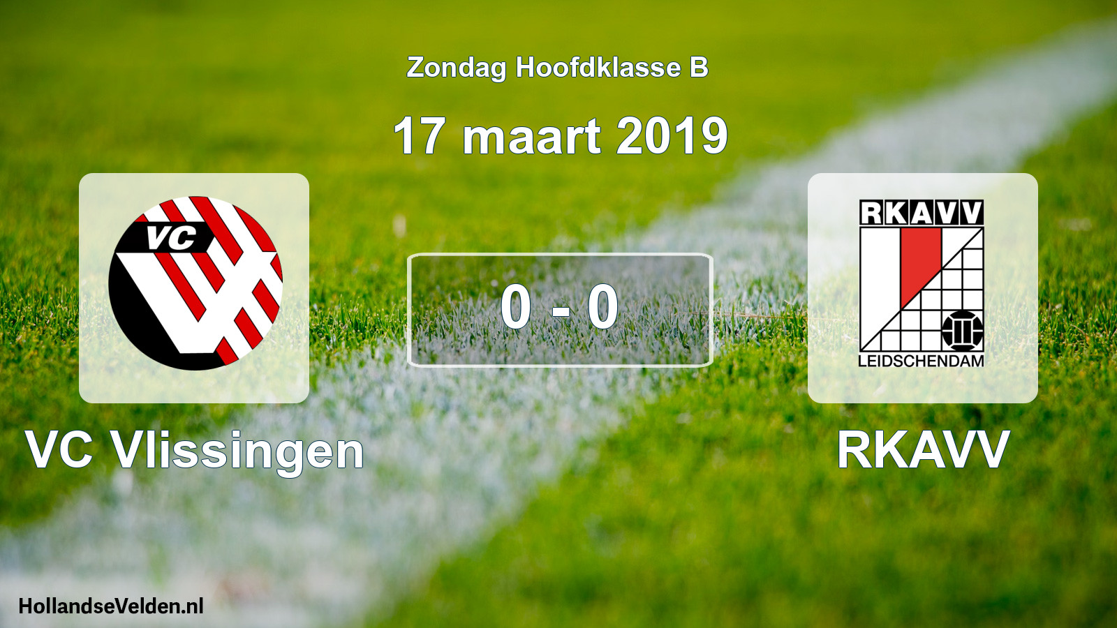 Total number of matches played: VC Vlissingen - RKAVV 0 - 0 (17 March 2019)