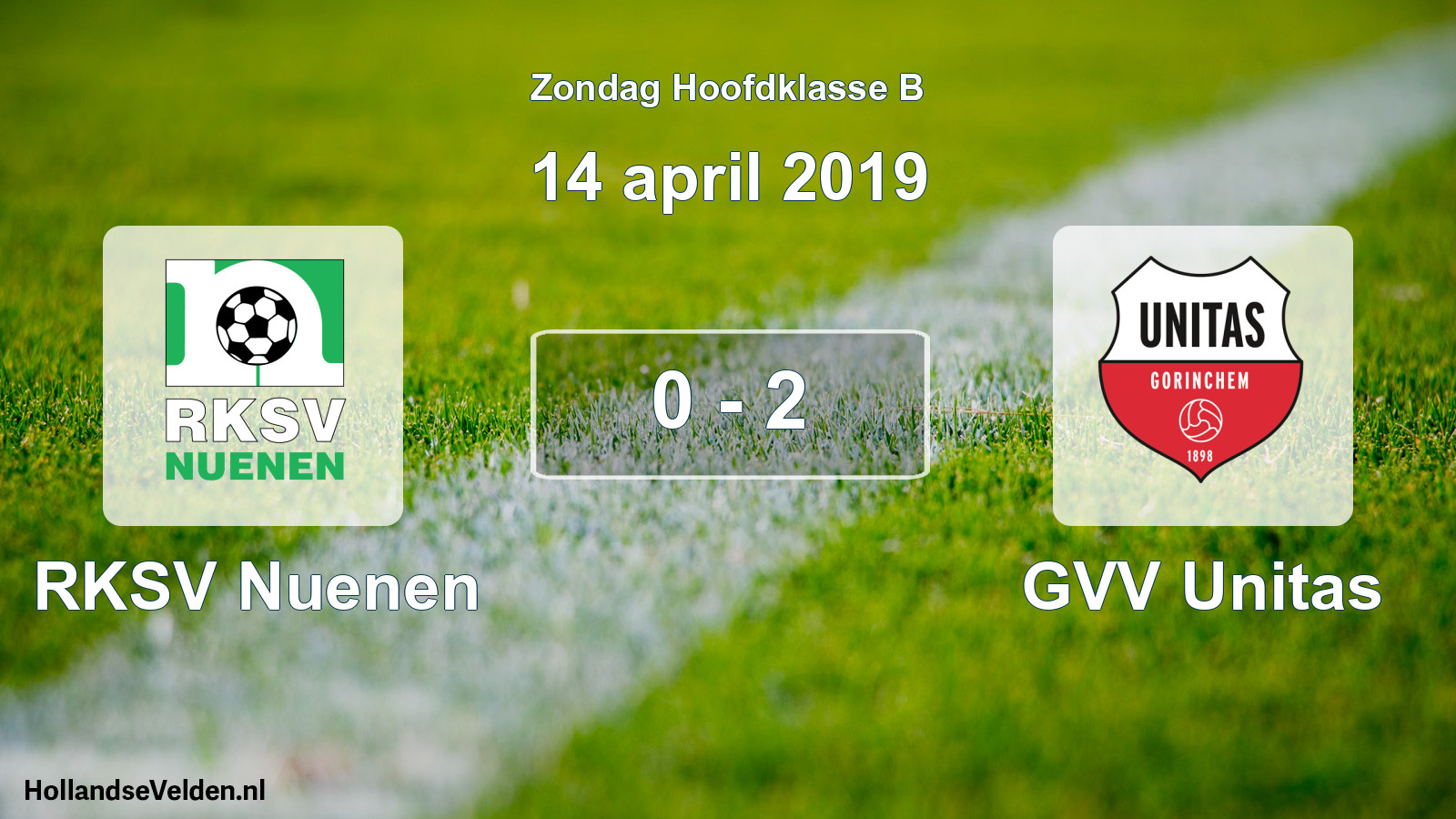 Total number of matches played: RKSV Nuenen - GVV Unitas 0 - 2 (14 April 2019)