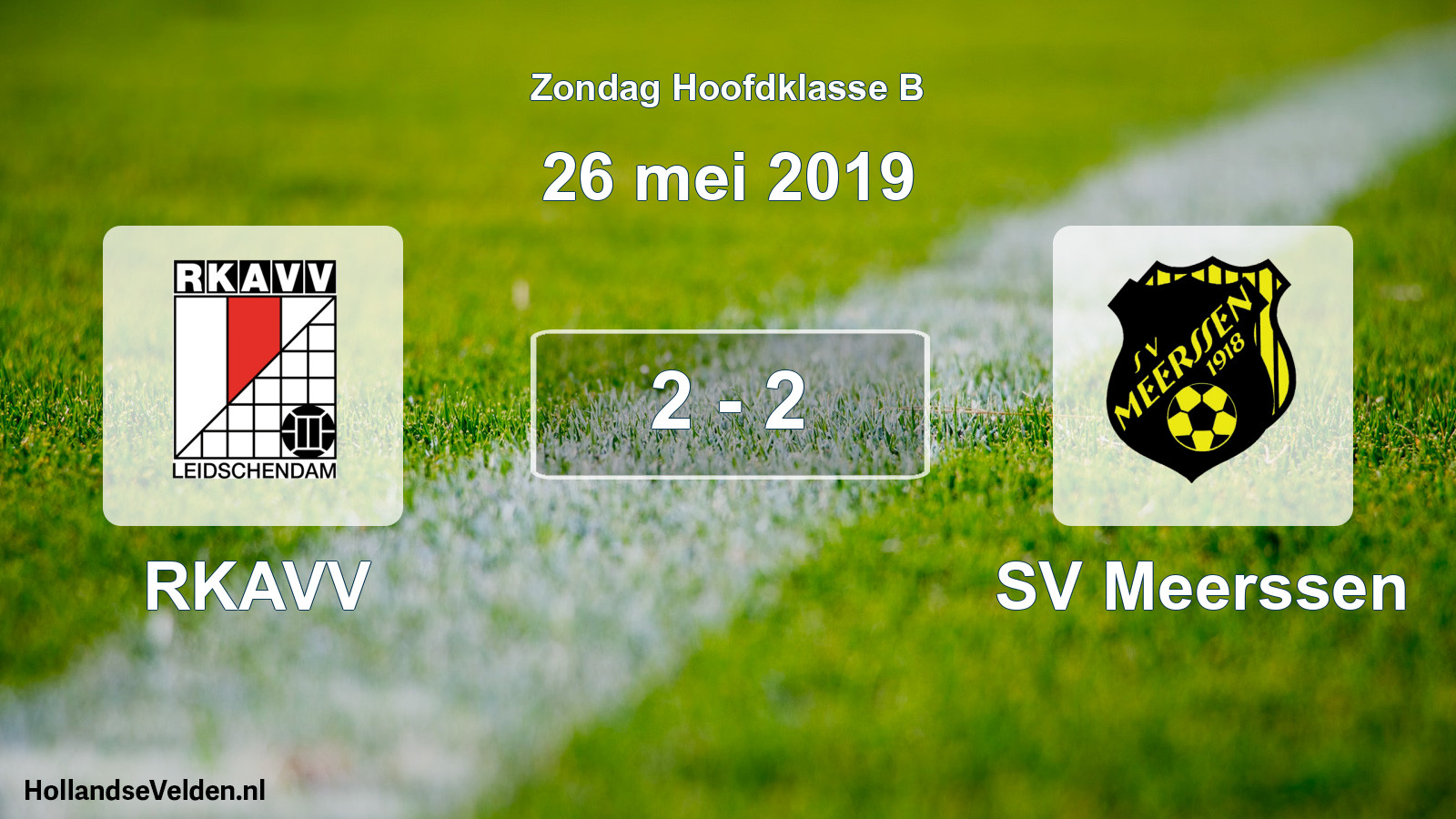 Total number of matches played: RKAVV - SV Meerssen 2 - 2 (26 May 2019)