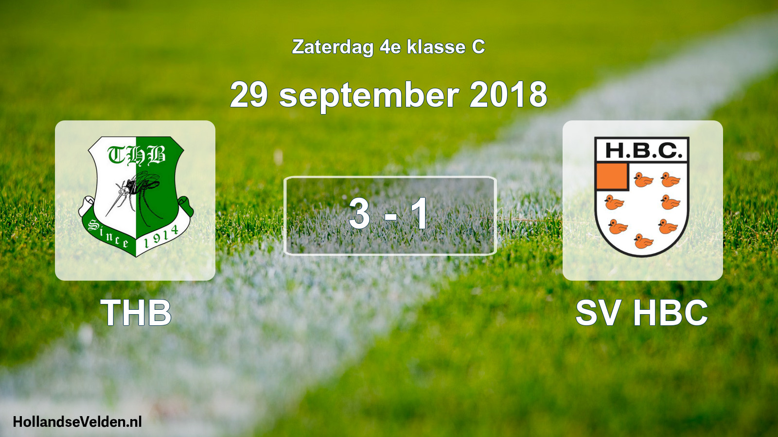 Total number of matches played: THB - SV HBC 3 - 1 (29 September 2018)