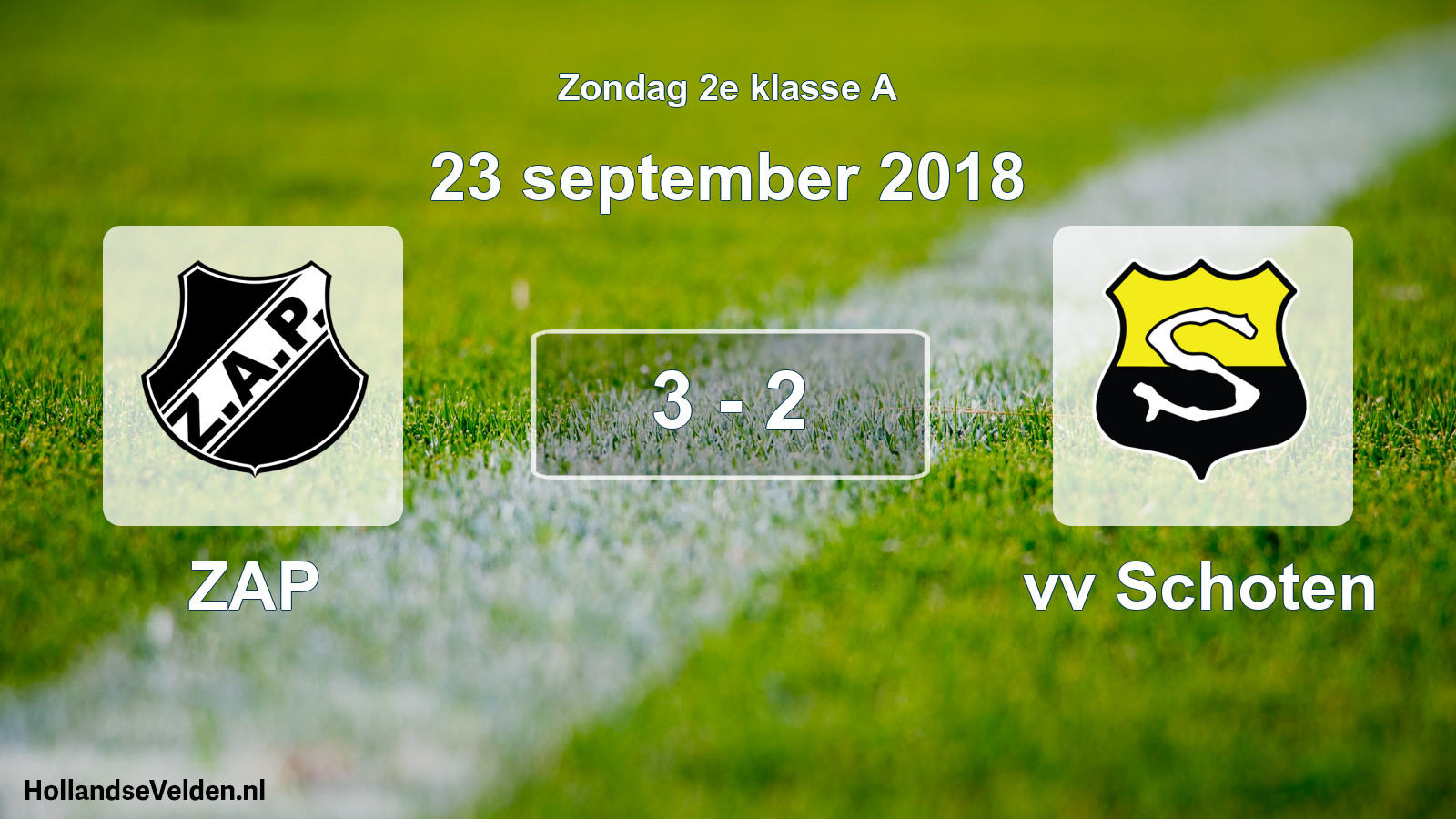 Total number of matches played: ZAP - vv Schoten 3 - 2 (23 September 2018)