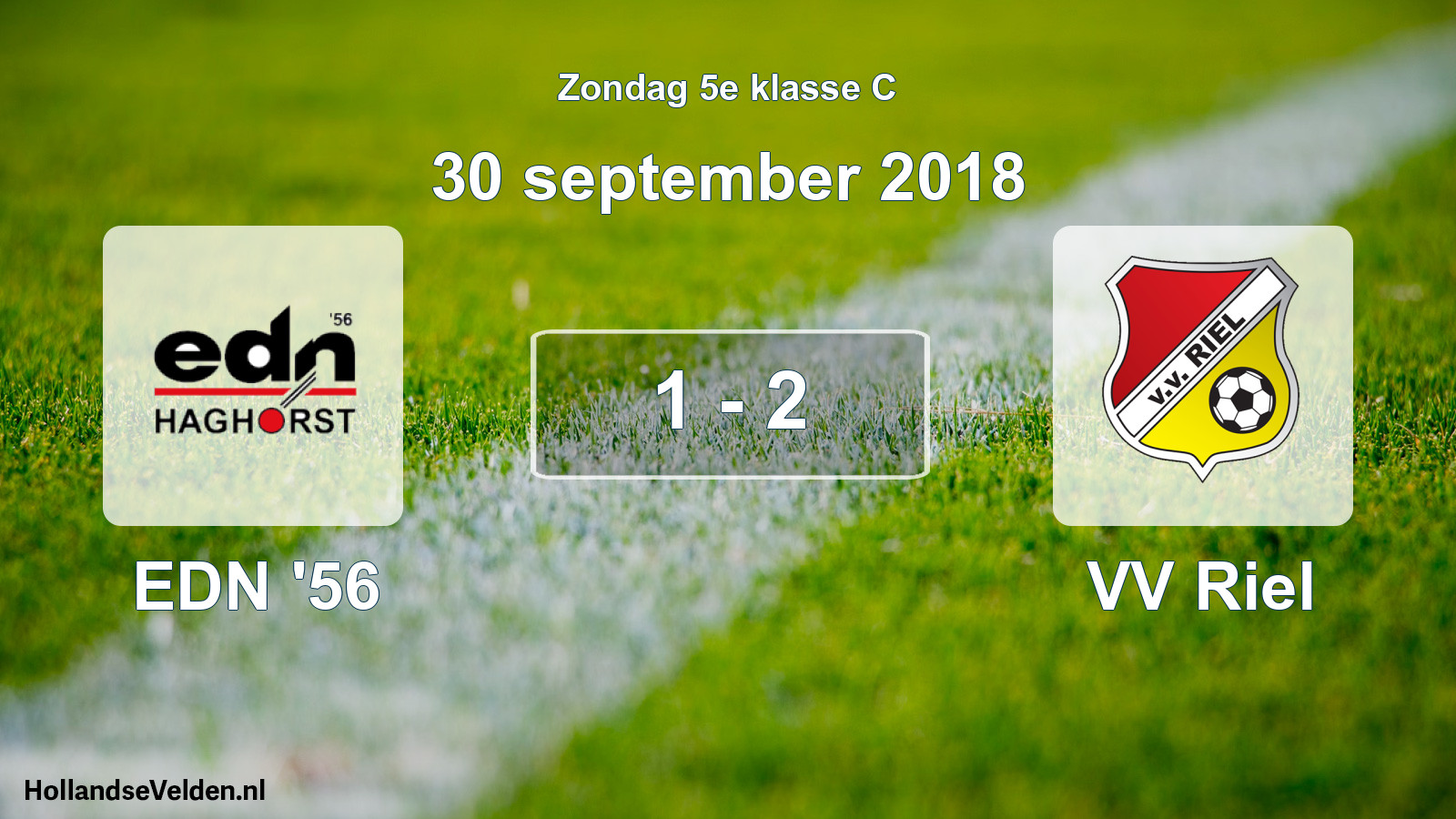 Total number of matches played: EDN '56 - VV Riel 1 - 2 (30 September 2018)