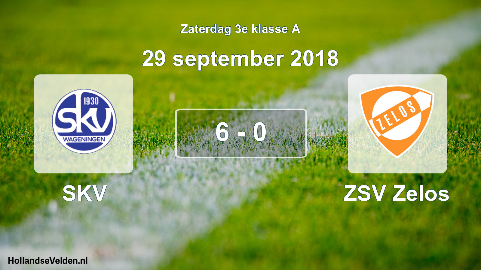 Total number of matches played: SKV - ZSV Zelos 6 - 0 (29 September 2018)
