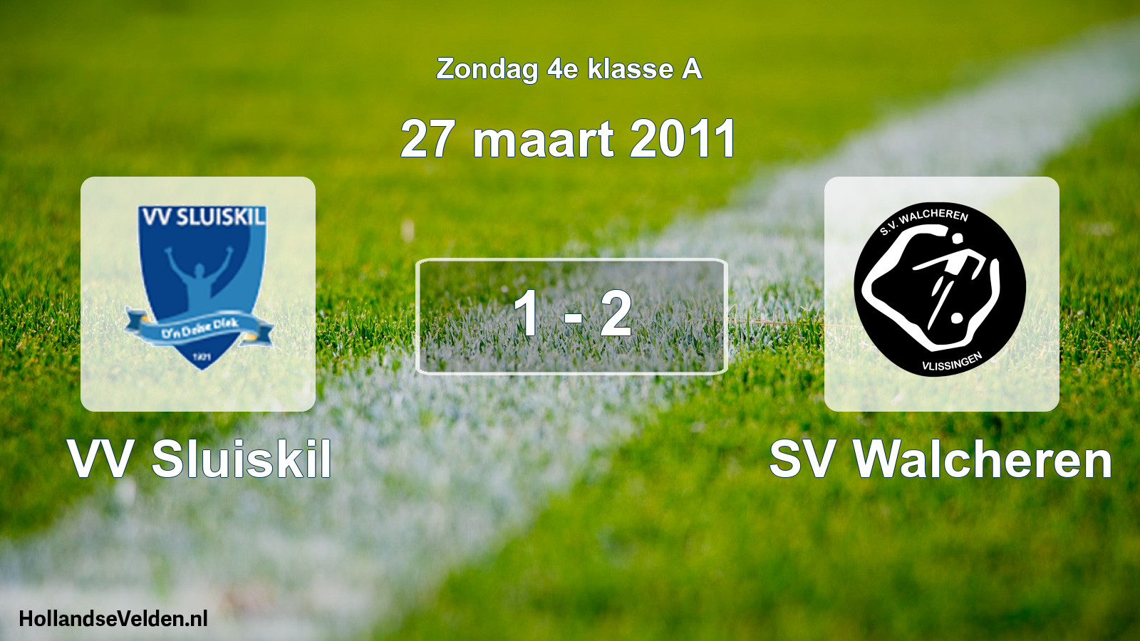 Total number of matches played: VV Sluiskil - SV Walcheren 1 - 2 (27 March 2011)
