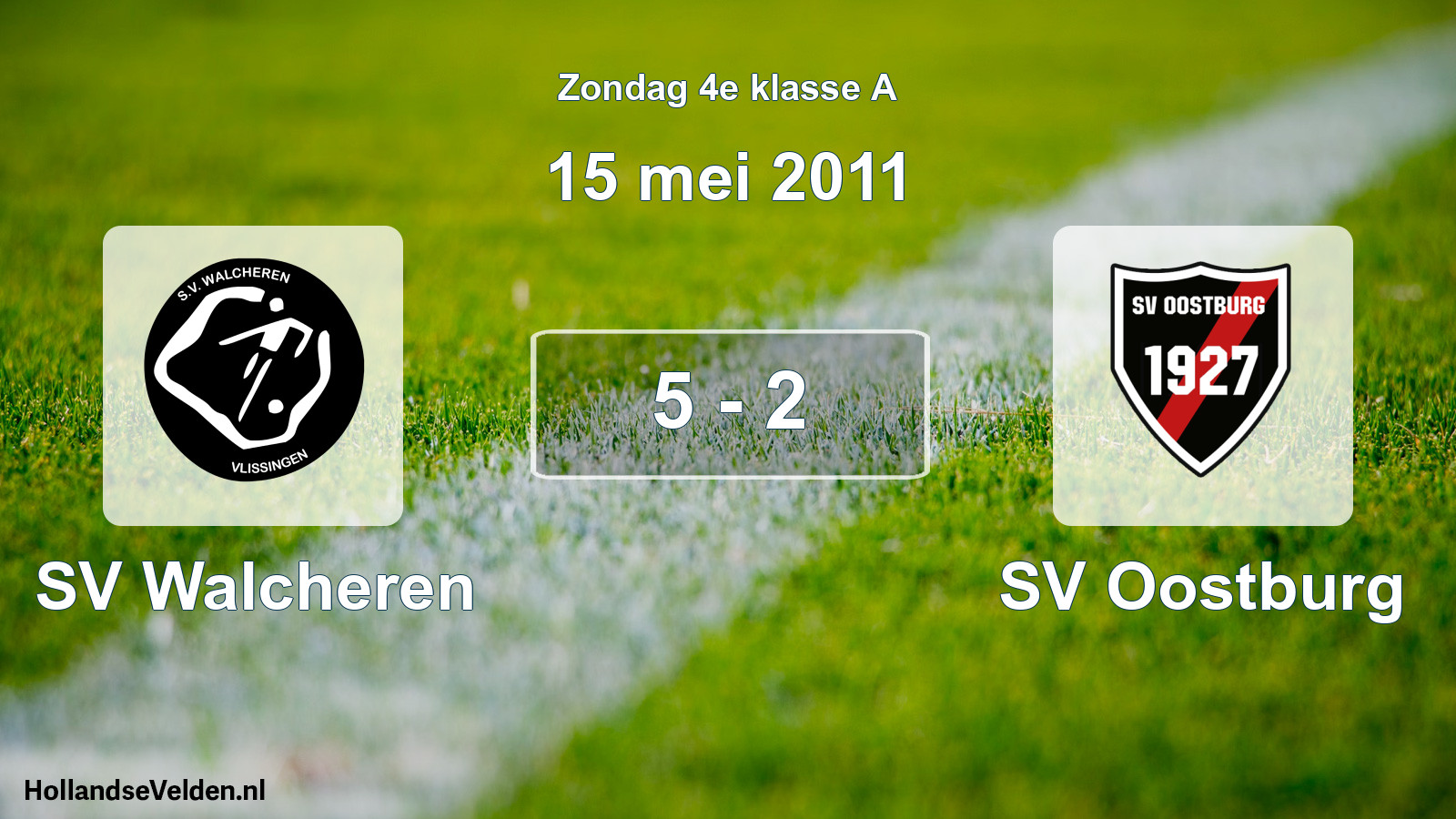 Total number of matches played: SV Walcheren - SV Oostburg 5 - 2 (15 May 2011)