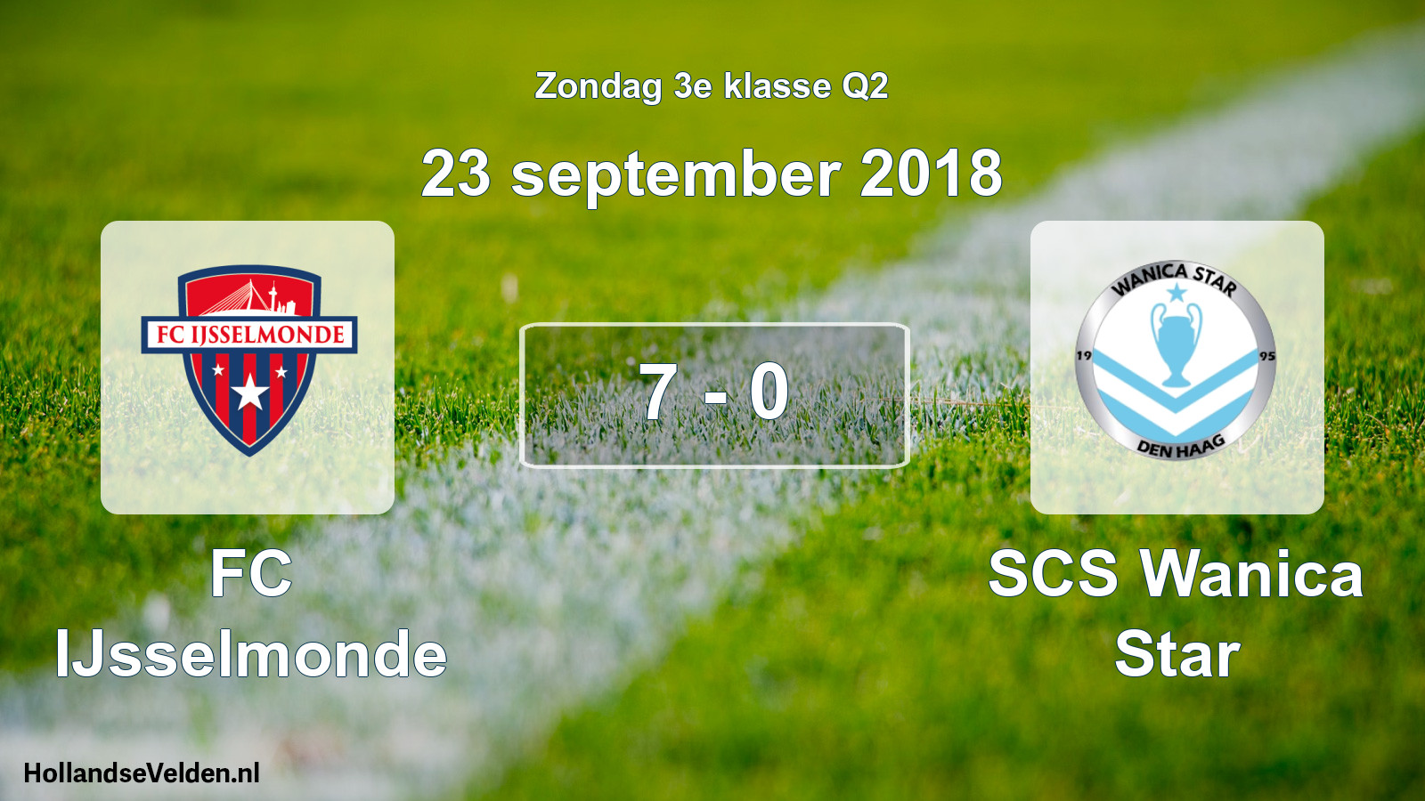 Total number of matches played: FC IJsselmonde - SCS Wanica Star 7 - 0 (23 September 2018)