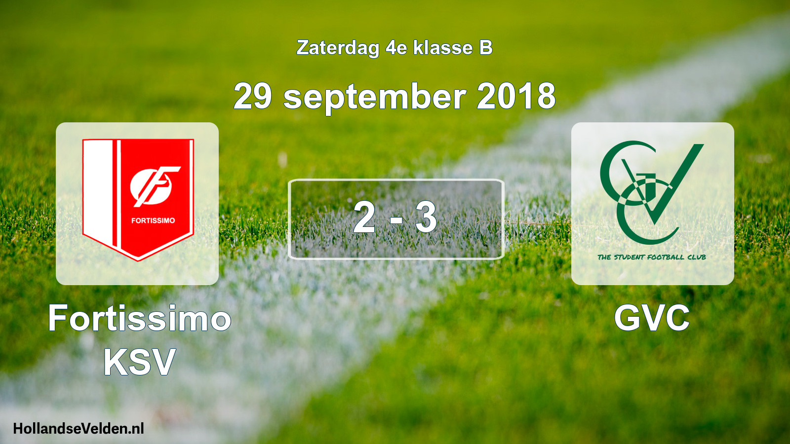 Total number of matches played: Fortissimo KSV - GVC 2 - 3 (29 September 2018)