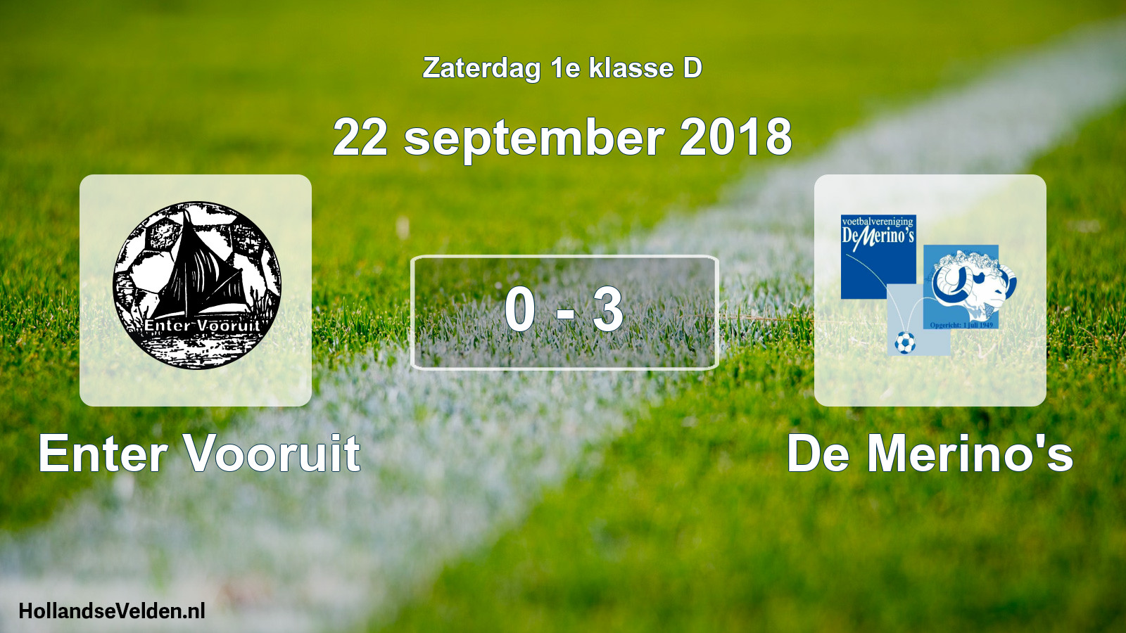 Total number of matches played: Enter Vooruit - De Merino's 0 - 3 (22 September 2018)