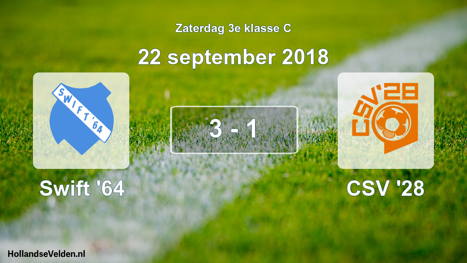 Total number of matches played: Swift '64 - CSV '28 3 - 1 (22 September 2018)