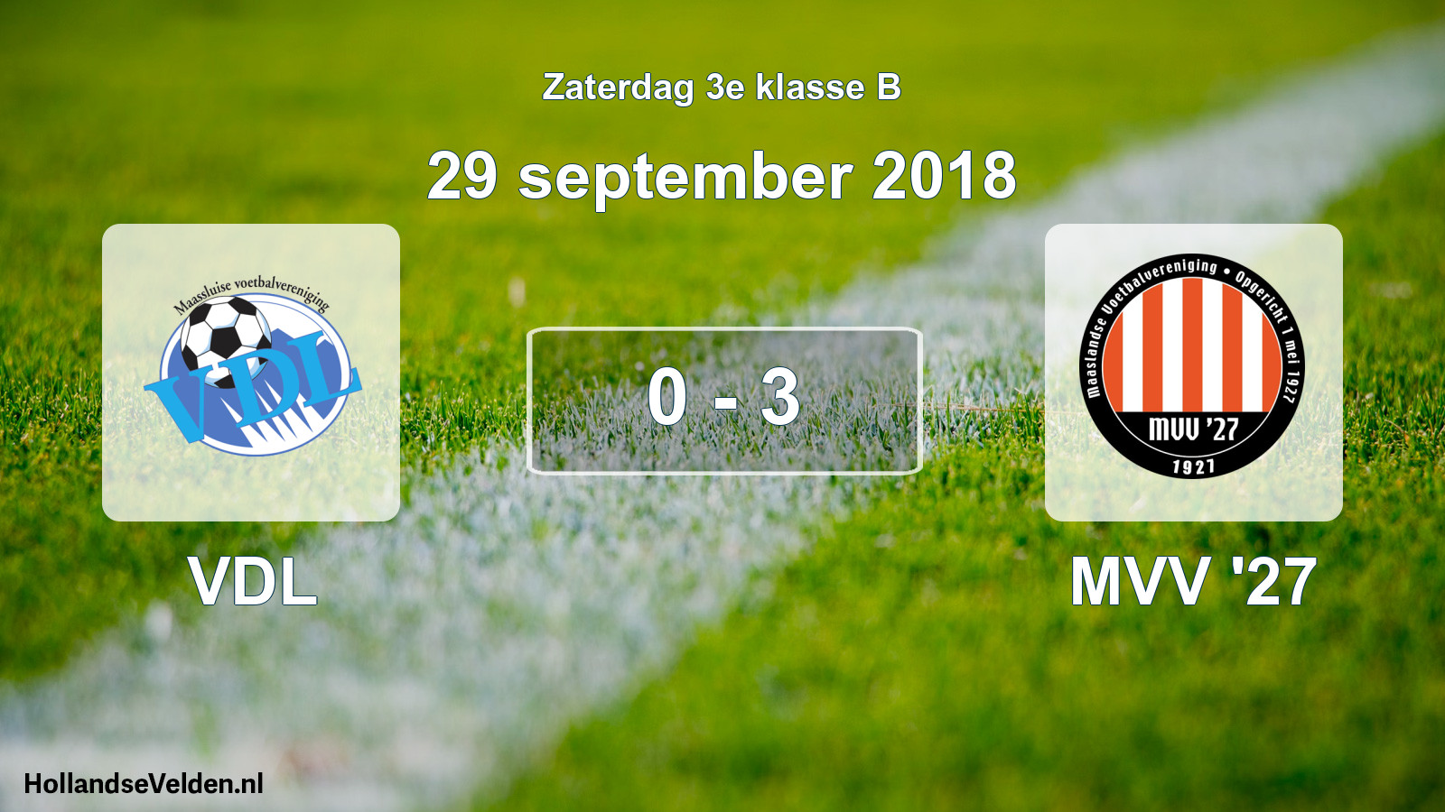 Total number of matches played: VDL - MVV '27 0 - 3 (29 September 2018)