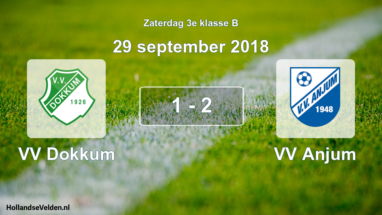 Total number of matches played: VV Dokkum - VV Anjum 1 - 2 (29 September 2018)
