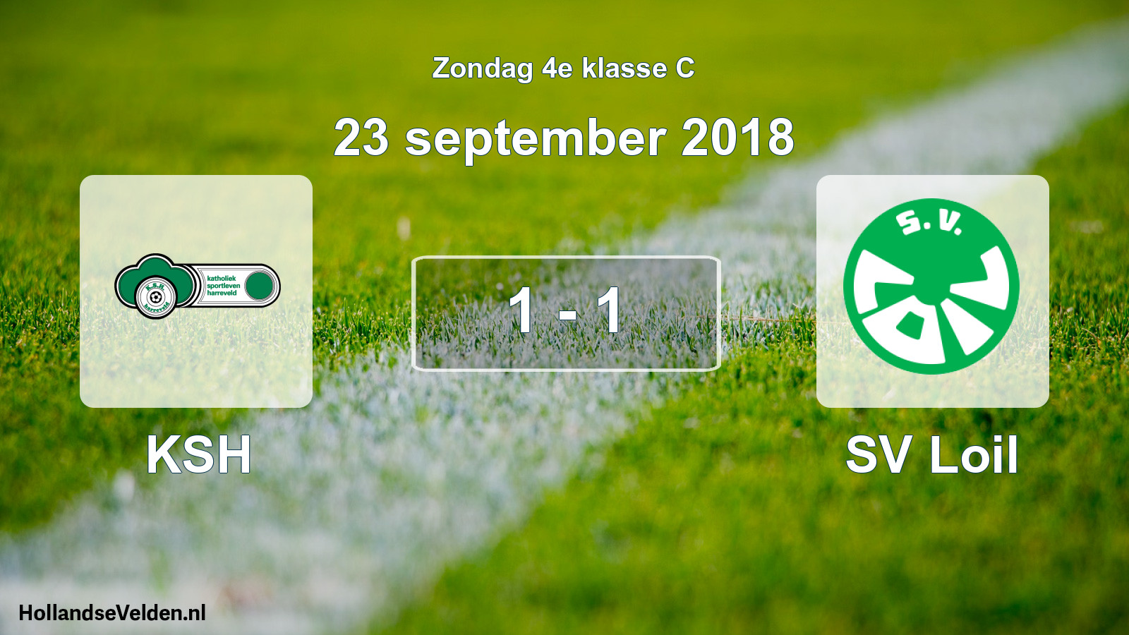 Total number of matches played: KSH - SV Loil 1 - 1 (23 September 2018)