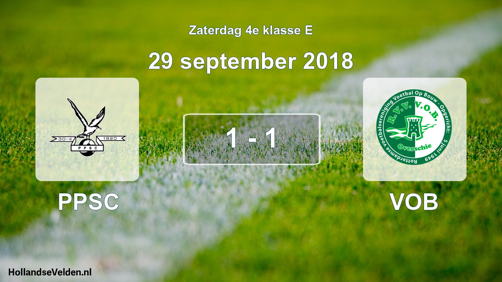 Total number of matches played: PPSC - VOB 1 - 1 (29 September 2018)