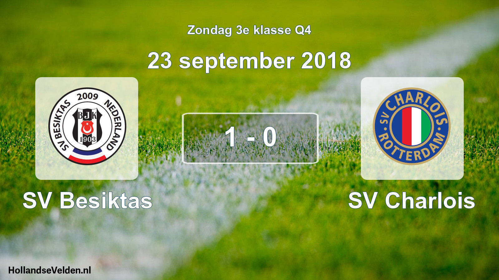 Total number of matches played: SV Besiktas - SV Charlois 1 - 0 (23 September 2018)