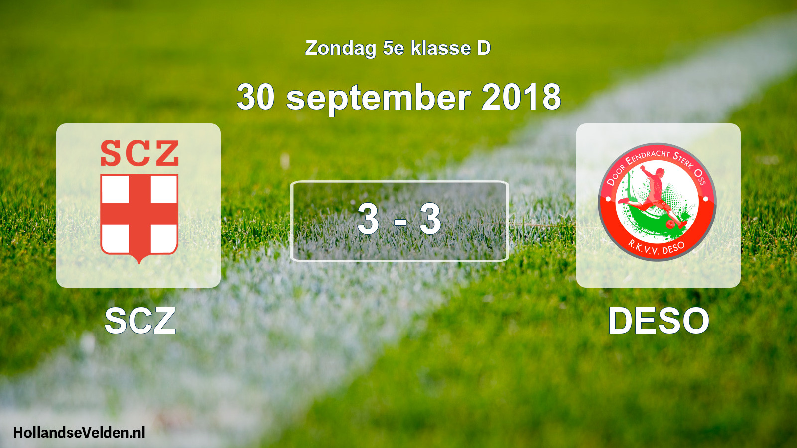 Total number of matches played: SCZ - DESO 3 - 3 (30 September 2018)