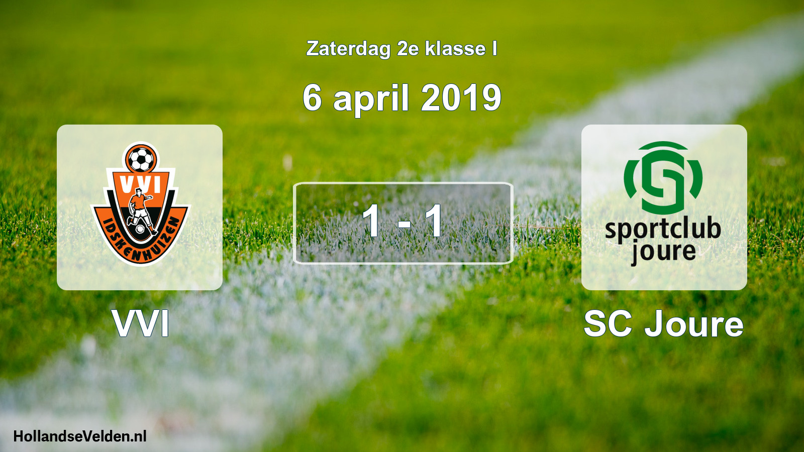 Total number of matches played: VVI - SC Joure 1 - 1 (6 April 2019)