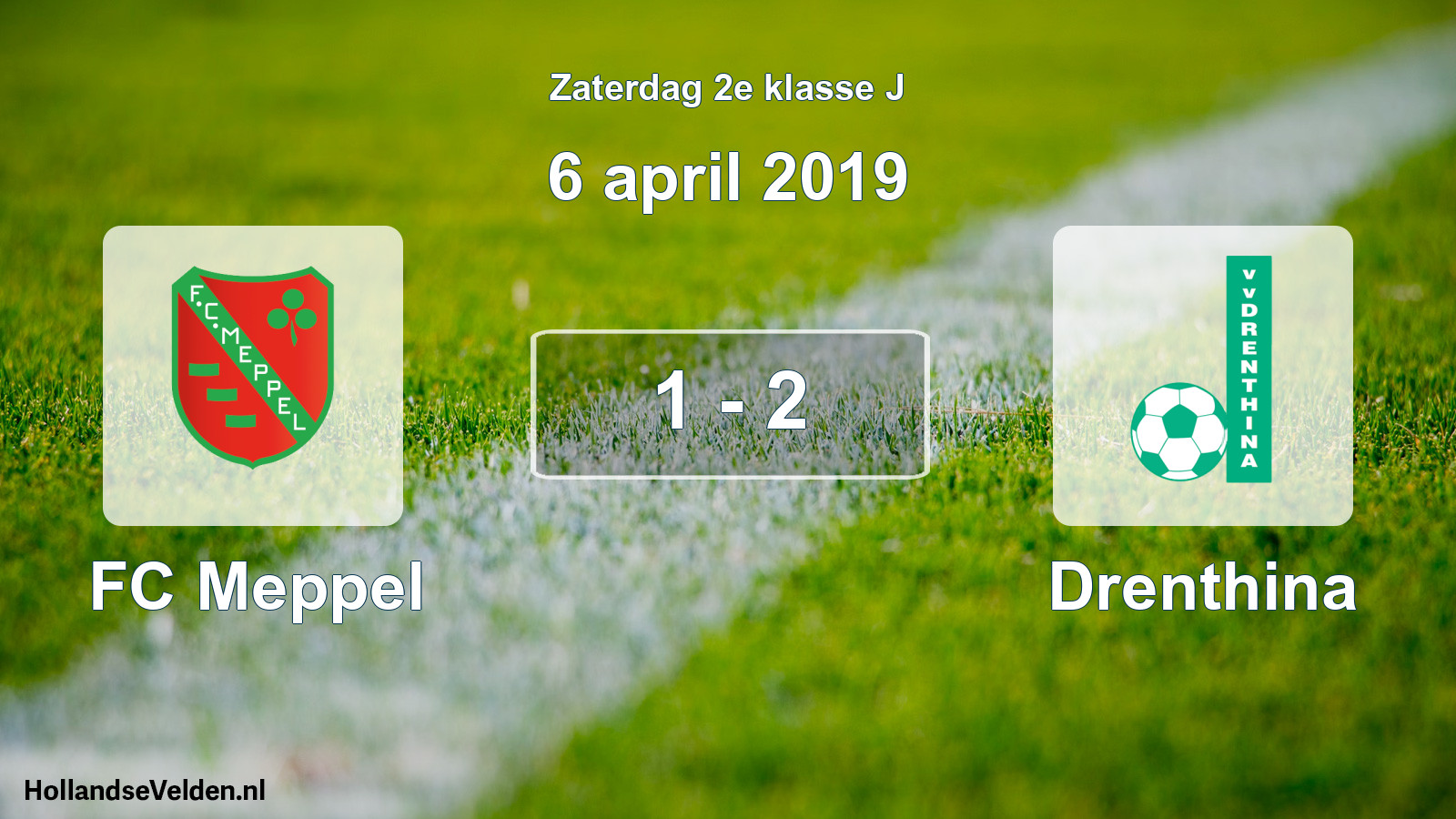 Total number of matches played: FC Meppel - Drenthina 1 - 2 (6 April 2019)