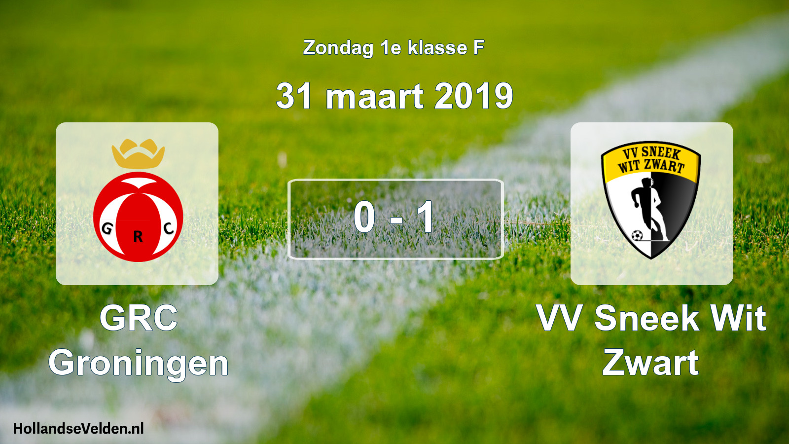 Total number of matches played: GRC Groningen - VV Sneek Wit Zwart 0 - 1 (31 March 2019)