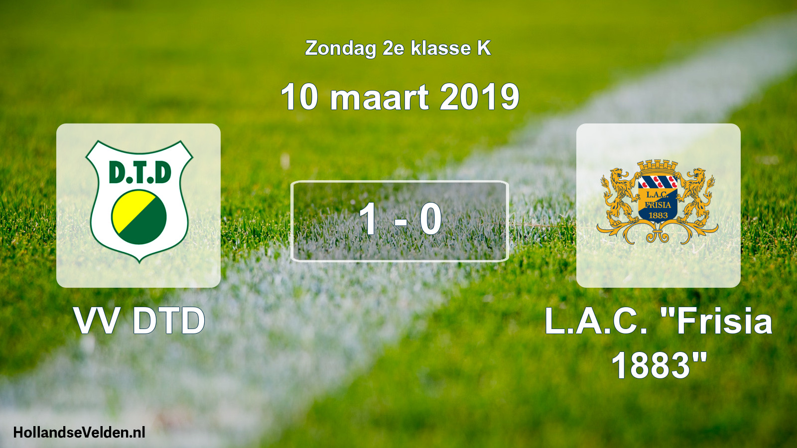 Total number of matches played: VV DTD - L.A.C. 