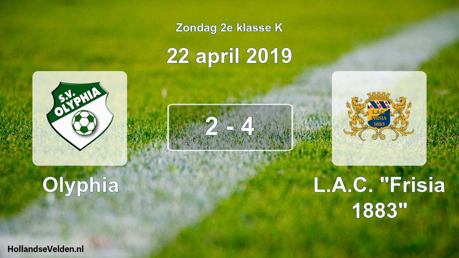 Total number of matches played: Olyphia - L.A.C. 