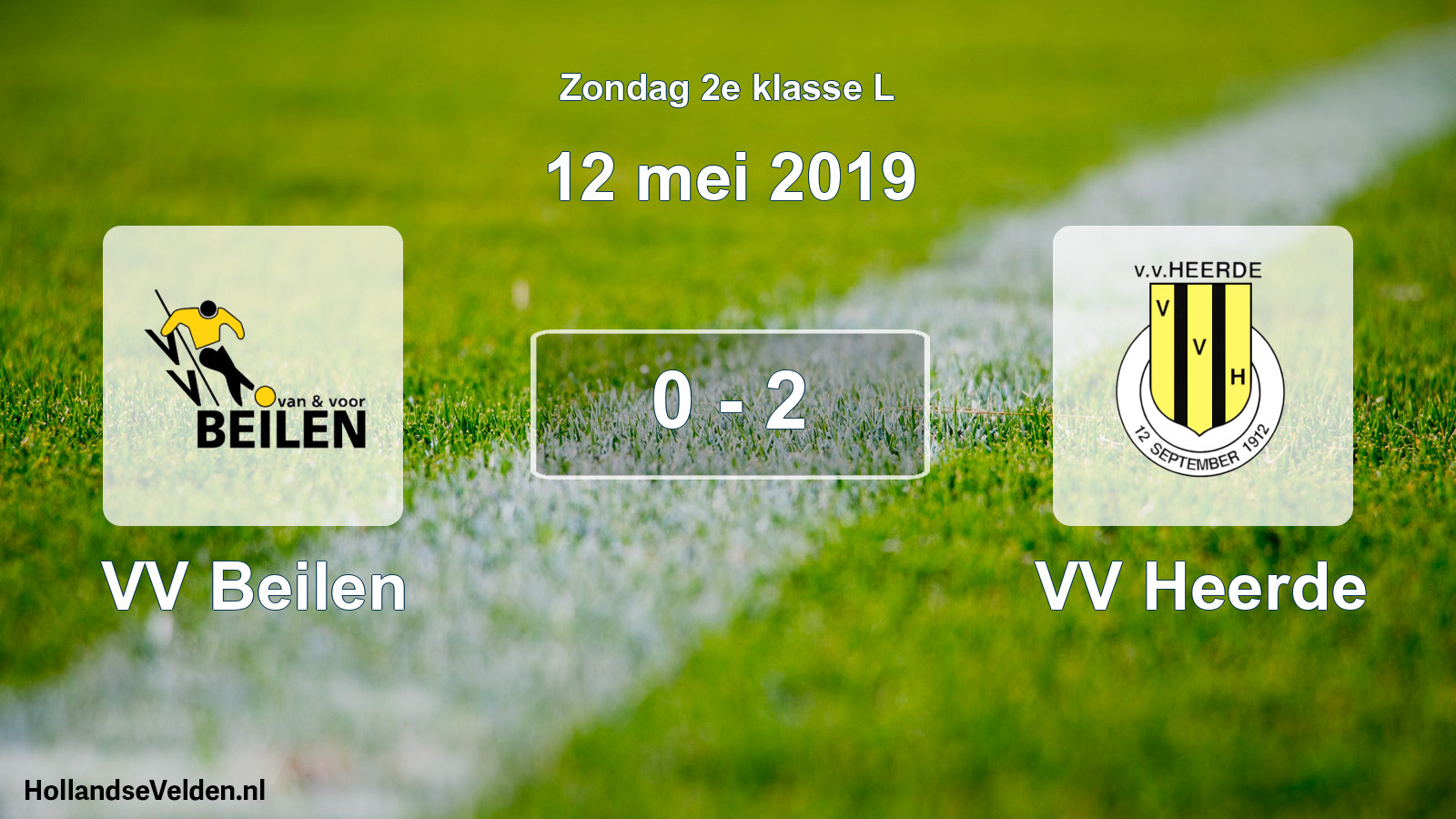 Total number of matches played: VV Beilen - VV Heerde 0 - 2 (12 May 2019)